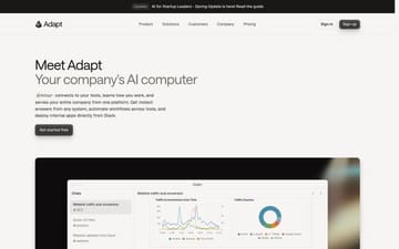 Adapt website preview