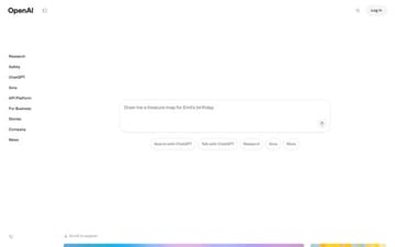 OpenAI website preview