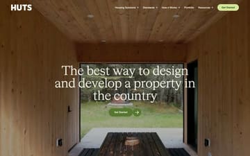 Huts website preview