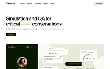 ReflexAI website preview