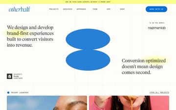 Otherhalf website preview