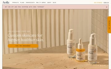 Atolla website preview