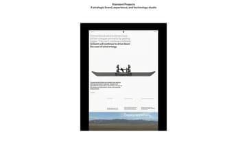 Standard Projects website preview