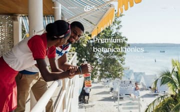 Corsa Co. Botanical Tonics website preview