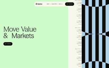Aptos Network website preview