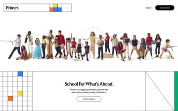 Primer website preview