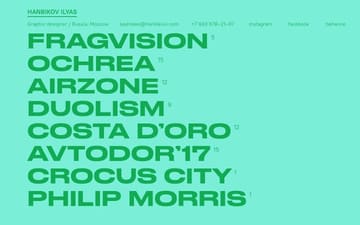 Ilyas Hanbikov website preview