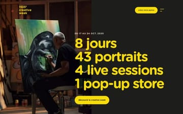 1535° creative week website preview