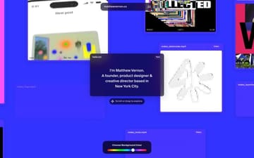 Matthew Vernon website preview