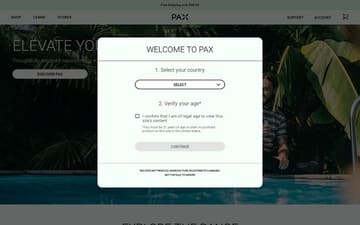 Pax website preview
