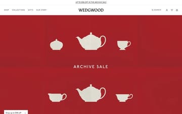 Wedgwood website preview