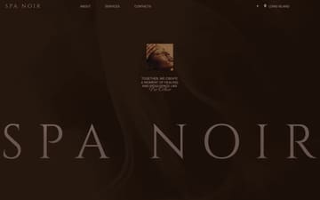 Spa Noir website preview