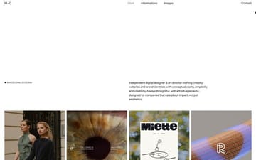 Marie Codina website preview