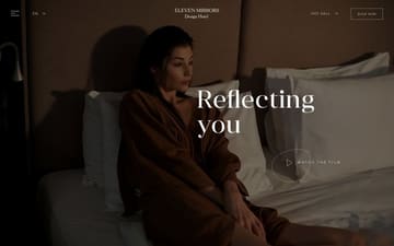 11 Mirrors Hotel website preview