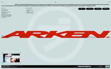 Arken Studio website preview