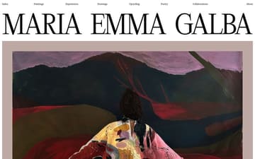 Maria Emma Galba website preview
