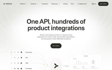 Merge website preview