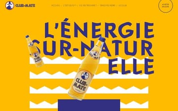 Club-Mate website preview