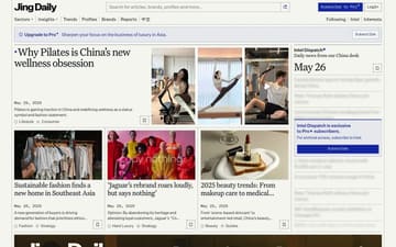 Jing Daily website preview