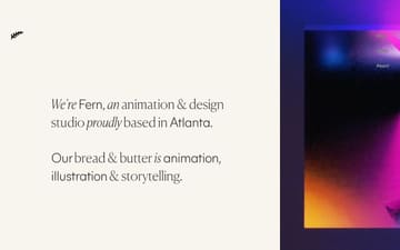 Fern website preview