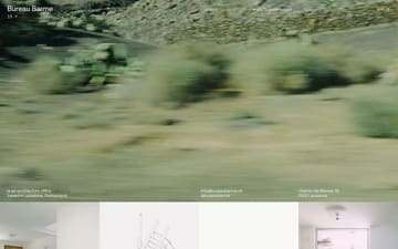 Bureau Barme website preview