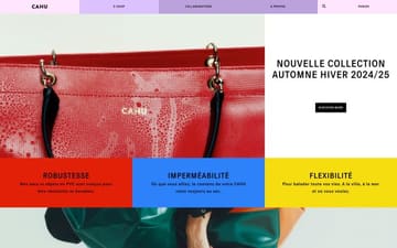 Cahu website preview