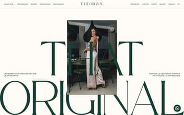 That Original website preview