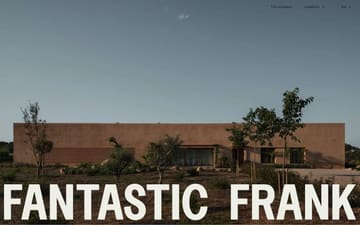 Fantastic Frank website preview