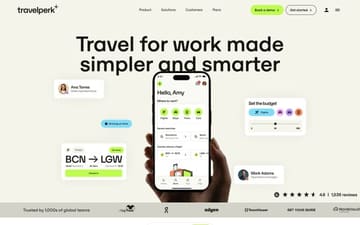 Travelperk website preview