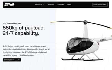 Rotor website preview