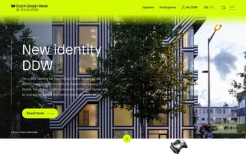 Dutch design week website preview