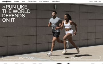 Hylo Athletics website preview
