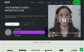 Mux website preview