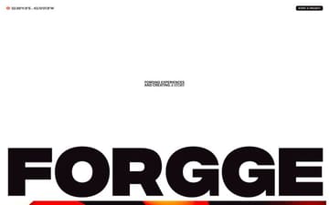 Forgge website preview