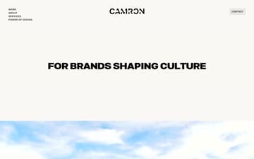 Camron website preview