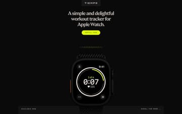 Tiempo website preview