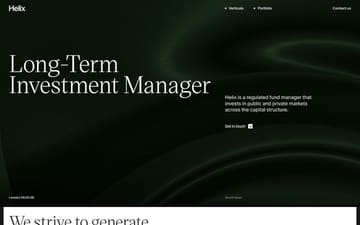 Helix website preview