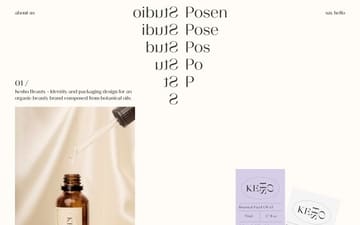 Studio Posen website preview