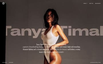 Tanya Timal website preview