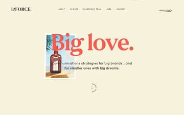 LaForce website preview
