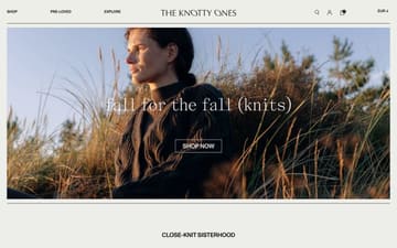 The Knotty Ones website preview