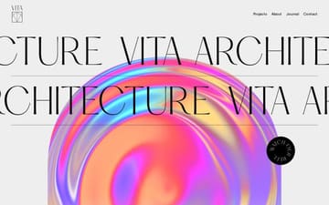 Vita Architecture website preview