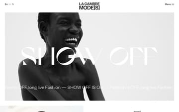 La Cambre Modes website preview