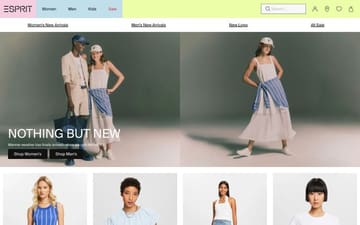 Esprit website preview