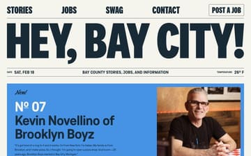 Hey, Bay City! website preview