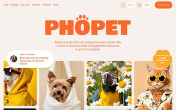 Phopet website preview
