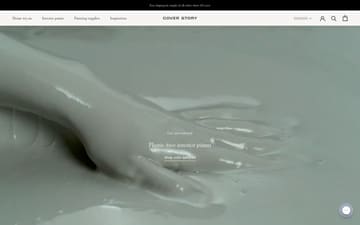 Cover Story website preview