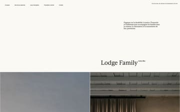 Lodge family website preview