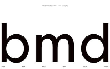 Bruce Mau Design website preview