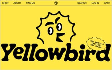 Yellowbird website preview